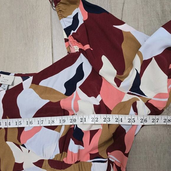 Womens A New Day Boho Long Sleeve Abstract Print Maxi Dress Multicolor Size 3X - Picture 5 of 7